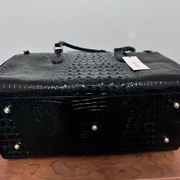 Brahmin Talulla Travel Bag Black Melbourne Discontinued Item New with Tags - Picture 5 of 6